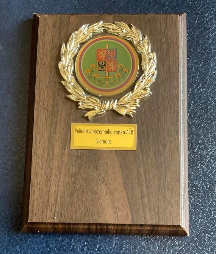 Militaria - Wapen Schild - Velitelstvi Pozemniho Vojska Acr, Verzamelen, Militaria | Algemeen, Landmacht, Overige typen, Nederland