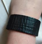 Zeldzame Jack Daniels Leren Armband, Sieraden, Tassen en Uiterlijk, Ophalen of Verzenden, Gebruikt, Zwart, Leer