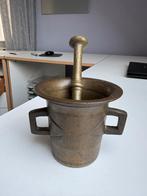 Antieke Bronzen Vijzel met Handvatten, Antiek en Kunst, Antiek | Koper en Brons, Ophalen, Brons