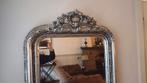 "Louis Philippe" Unieke Zware Kuifspiegel Zilver/Zwart156x88, Huis en Inrichting, Woonaccessoires | Spiegels, Ophalen of Verzenden