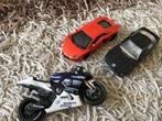 Lamborghini aventador ( welly),maisto bmw 850 csi schaal 1/4, Ophalen of Verzenden, Gebruikt