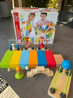 Hape houten domino set - als nieuw, Ophalen of Verzenden, Zo goed als nieuw, Overige merken