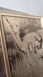 Vintage Schilderij brocante Hert & Jong, Ophalen