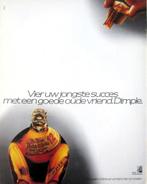 4 vintage advertenties reclames Dimple whisky 1981 drank, Verzenden, Zo goed als nieuw, Gebruiksvoorwerp