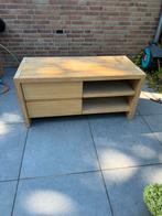 Tv meubel 110x50x52 eventueel icm salontafel, Ophalen, Gebruikt, 100 tot 150 cm, Eikenhout