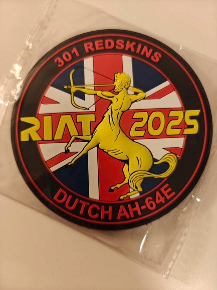301 Squadron Redskins RIAT 2025 Patch, Verzamelen, Luchtvaart en Vliegtuigspotten, Ophalen of Verzenden