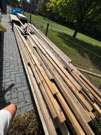 Houten ribben 44x69 circa 600 m2, Ophalen, Gebruikt, 25 tot 50 mm, 300 cm of meer