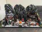 Kerstdorp met leger des Heils koor, muziek en verlichting, Ophalen, Nieuw