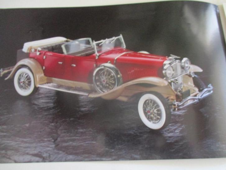 Folder DE Deusenberg J Derham Tourster 1930, Verzamelen, Automerken, Motoren en Formule 1, Gebruikt, Auto's, Ophalen of Verzenden