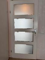 Links draaiende opdekdeur  93x211,5, Doe-het-zelf en Verbouw, Deuren en Horren, Ophalen, 80 tot 100 cm, Binnendeur, Glas
