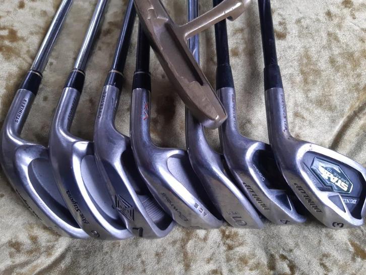 Golfset, bestaande uit verschillende merken. 345679PS Putter, Sport en Fitness, Golf, Gebruikt, Set, Ophalen of Verzenden