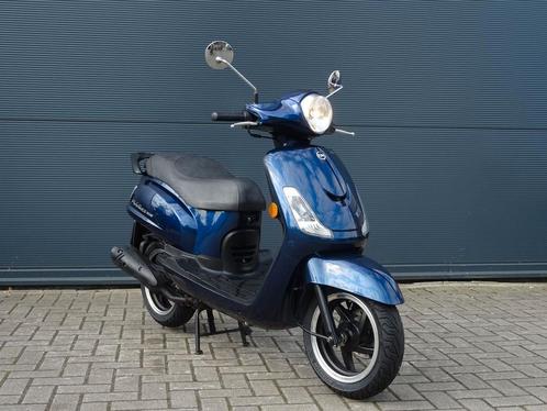 SYM FIDDLE 50 4T 45km 2020 blauw bromscooter, Fietsen en Brommers, Scooters | SYM