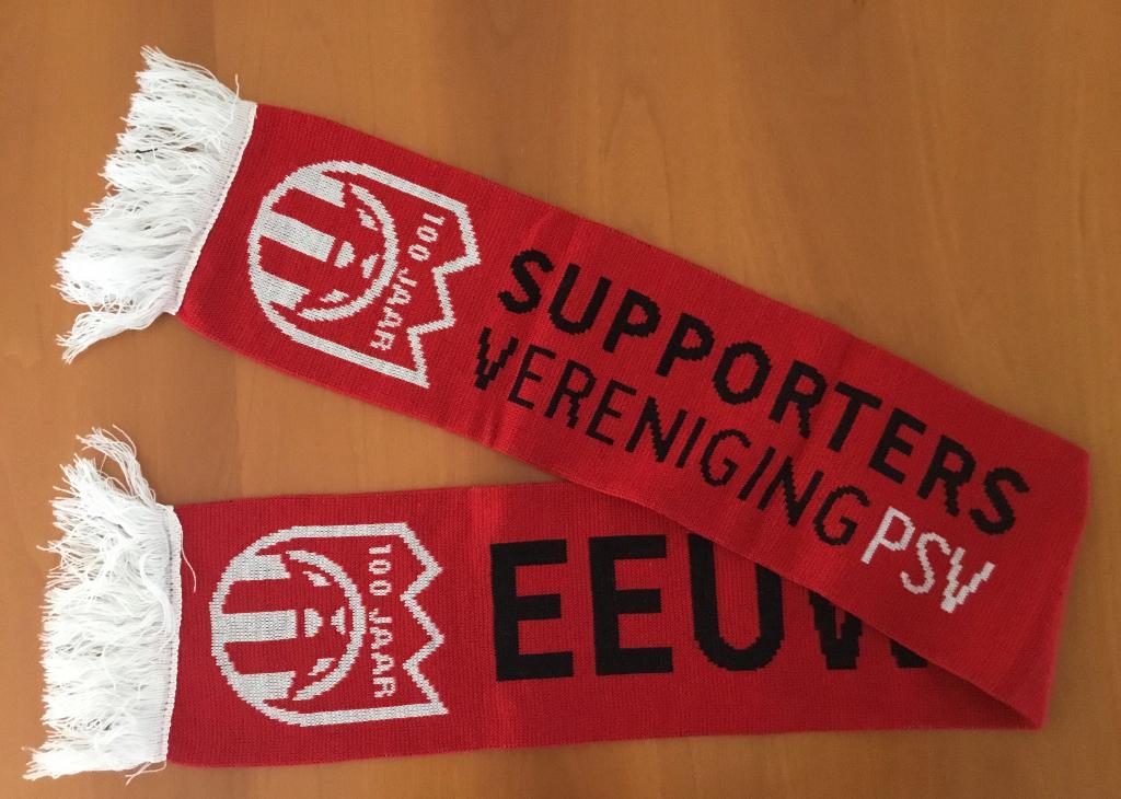 PSV Sjaal Supportersvereniging, Verzamelen, Sportartikelen en Voetbal, Ophalen of Verzenden, Zo goed als nieuw, PSV, Vaantje of Sjaal