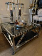 Eichholtz tafel Prado salontafel - Aluminium Leder, Ophalen, Gebruikt, Eichholtz, Delfweg 52 Noordwijkerhout