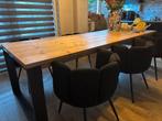 Eetkamers stoelen chique 6 stuks zwart velvet, Huis en Inrichting, Tafels | Eettafels, Ophalen of Verzenden, Zo goed als nieuw