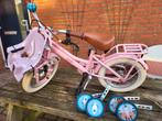 14 inch cooper meisjesfiets, Ophalen, Zijwieltjes, Gebruikt, Minder dan 16 inch