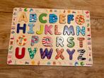 Houten ABC, Ophalen of Verzenden, 10 tot 50 stukjes, Zo goed als nieuw, 6 maanden tot 2 jaar