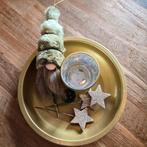 Bloemstuk / Kerststuk, meerdere accessoires - incl Gnoom, Diversen, Kerst, Ophalen of Verzenden, Zo goed als nieuw