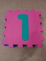 Foam speeltegels cijfers, Ophalen