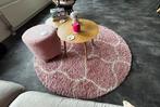 Roze hoogpolig vloerkleed, 160cm, Ophalen, Gebruikt, 150 tot 200 cm, Rond