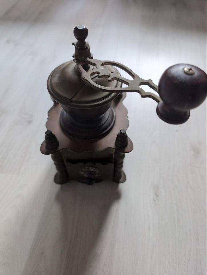 Antieke Koperen Koffiemolen, Antiek en Kunst, Antiek | Keukenbenodigdheden, Ophalen of Verzenden