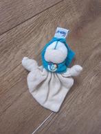 Keptin-Jr lichtbruin-wit badstof knuffelpopje met rammeltje, Ophalen of Verzenden, Zo goed als nieuw, Overige typen