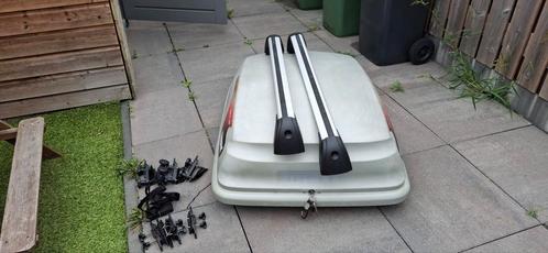 Dakkoffer met dakdragers, Auto diversen, Dakkoffers, Gebruikt, Ophalen of Verzenden