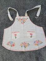 Vintage Geborduurde Kinder Schortje, Antiek en Kunst, Ophalen of Verzenden