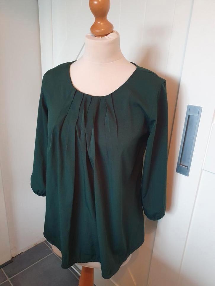 Groene Blouse Vero Moda - Maat M, Kleding | Dames, Blouses en Tunieken, Zo goed als nieuw, Maat 38/40 (M), Groen, Ophalen of Verzenden