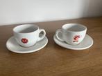 Douwe Egberts en Efteling kop en schotel 2 stuks met Pardoes, Ophalen of Verzenden, Zo goed als nieuw, Porselein, Kop en/of schotel