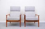 fauteuils FD164 Arne Vodder France & Søn Denemarken 60s, Ophalen, Hout, Gebruikt, -