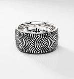 Saint Bones Kanagawa wide band ring maat 19,5, 925 zilver, Ophalen, 19 tot 20, Zo goed als nieuw, Dame of Heer