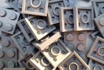 Lego 2x2 plate, Light blueish grey (per 50), Verzenden, Nieuw, Losse stenen, Lego
