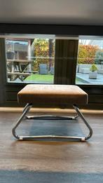 Retro kruk / trapje, nieuw bekleed, Huis en Inrichting, Ophalen, Zo goed als nieuw, Hout