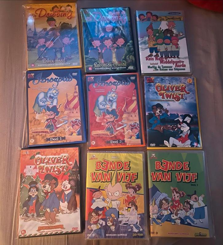 DVD Collectie Kinderfilms en Series, Cd's en Dvd's, Dvd's | Kinderen en Jeugd, Zo goed als nieuw, Film, Avontuur, Boxset, Alle leeftijden