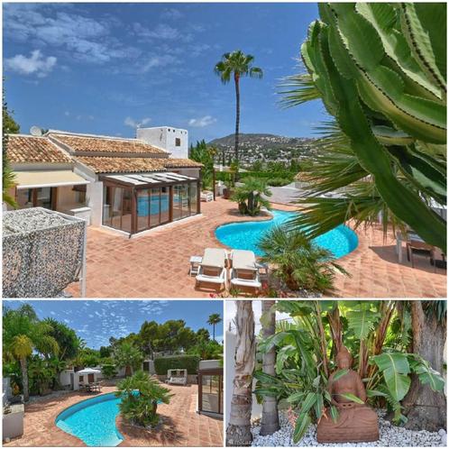 Style volle “Ibiza” Casa te huur in Moraira 2 min van Zee!, Vakantie, Vakantiehuizen | Spanje, Costa Blanca, Landhuis of Villa