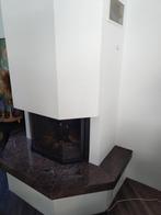 Inbouw Houthaard met Stenen Afwerking, Huis en Inrichting, Haarden, Ophalen, Gebruikt, Inbouwhaard, Houthaard