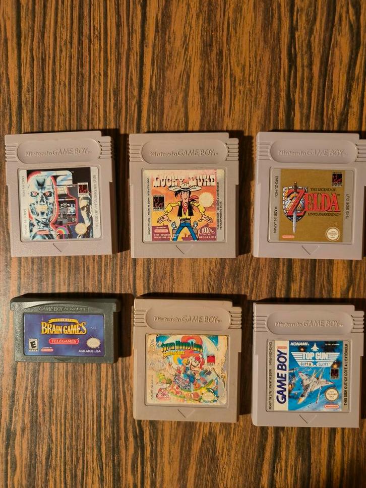 Gameboy Spellen Collectie - 6 Stuks!, Spelcomputers en Games, Games | Nintendo Game Boy, Avontuur en Actie, 1 speler, Vanaf 3 jaar
