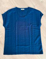 True Spirit blauwe broderie t-shirt dames maat L, Ophalen of Verzenden, Nieuw, Maat 42/44 (L), Korte mouw