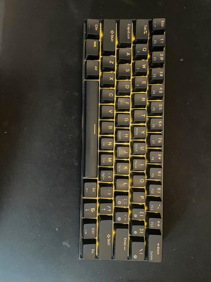 Royal Kludge RK61 Mechanisch Toetsenbord, Computers en Software, Toetsenborden, Gebruikt, Qwerty, Draadloos, Gaming toetsenbord