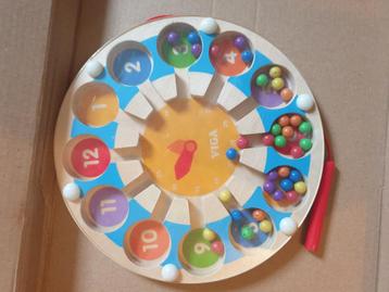 VIGA Magnetic Bead Trace Clock - Leerzaam Speelgoed beschikbaar voor biedingen