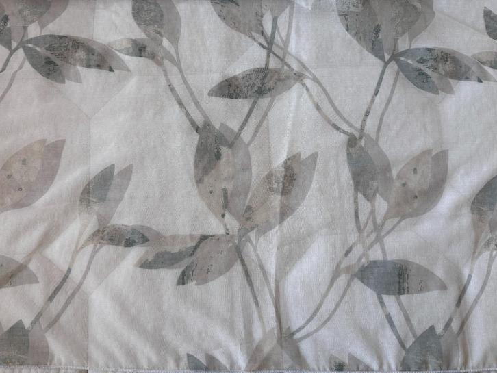 Showbaan gordijn inbetween 40 x 264 cm lap stof grijs groen, Huis en Inrichting, Stoffering | Gordijnen en Lamellen, Zo goed als nieuw