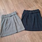 2 geruite winter rokjes mt. 38, Kleding | Dames, Rokken, Maat 38/40 (M), Blauw, Camaieu, Ophalen of Verzenden