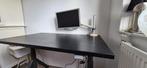 Electrisch zit/sta donkerbruin bureau Ikea 120x80 cm, Huis en Inrichting, Bureaus, Ophalen of Verzenden