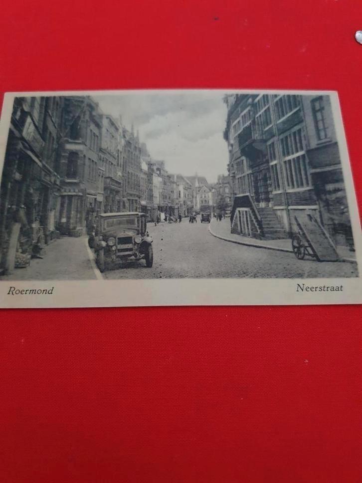 Oude ansichtkaart Roermond, Neerstraat, Verzamelen, Ansichtkaarten | Nederland, Gelopen, Limburg, 1940 tot 1960, Verzenden