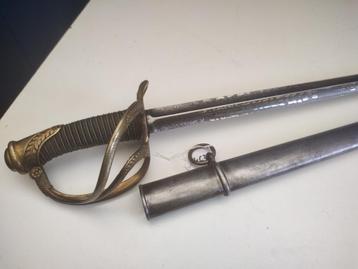 Sabel # 463 , Officier sabel Type Préval , gegraveerd beschikbaar voor biedingen