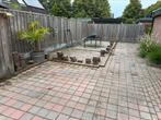 Straatwerk 20x20 tegels en 20x10 stenen grijs/rood, Tuin en Terras, Tegels en Klinkers, Ophalen, T, T, Zo goed als nieuw