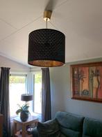 Hanglamp Zwart met Goud 2x, Ophalen, Zo goed als nieuw, Zwart, Rond