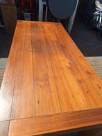 Gratis af te halen Noten houten eettafel, Huis en Inrichting, Tafels | Eettafels, Ophalen, 200 cm of meer, 50 tot 100 cm, Zo goed als nieuw