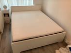Queen Bed Frame & Mattress, Ophalen, Tweepersoons, Zo goed als nieuw, 160 cm